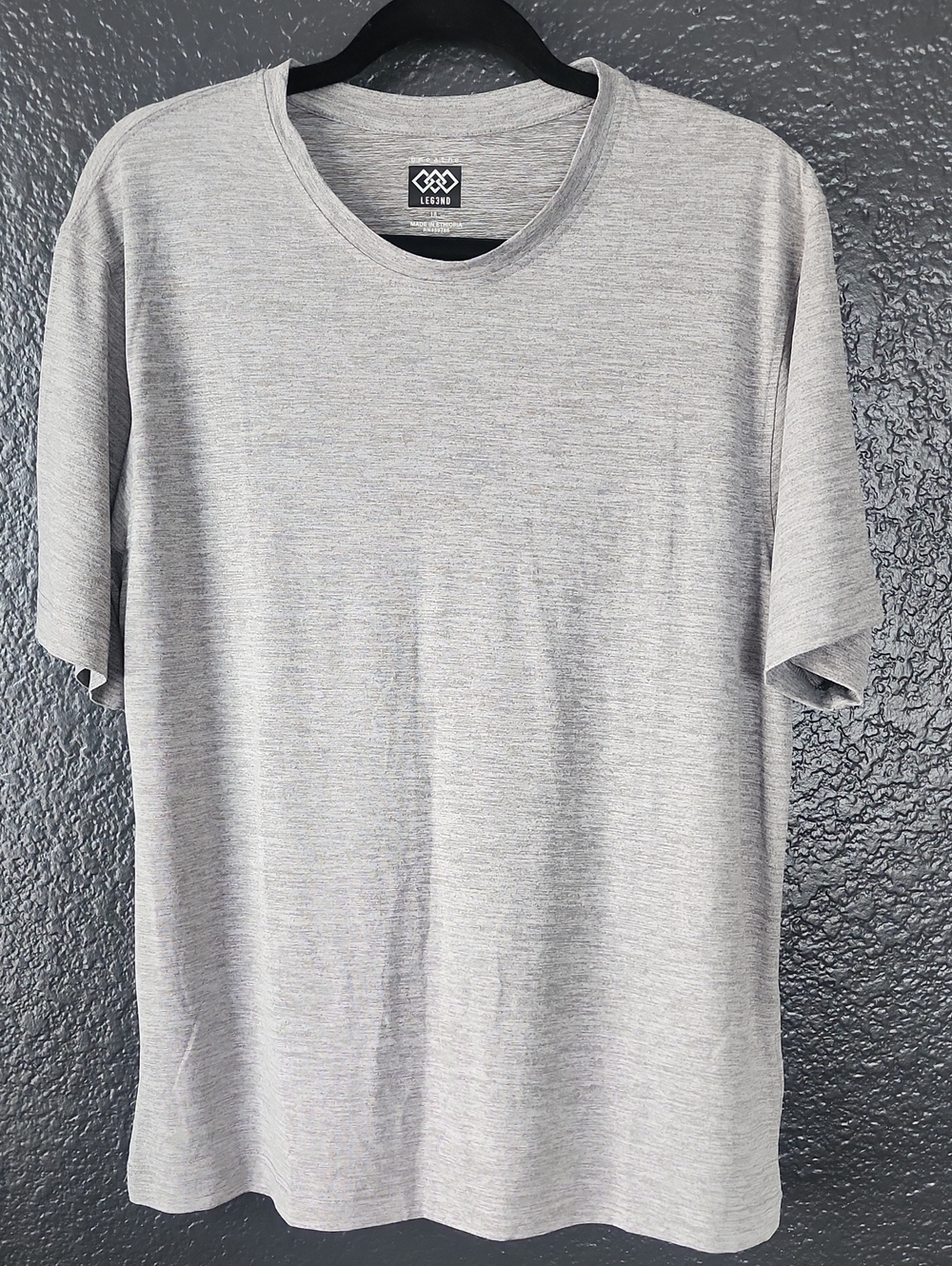 Legend Men's Short Sleeve Crew Tee in Heather Gray